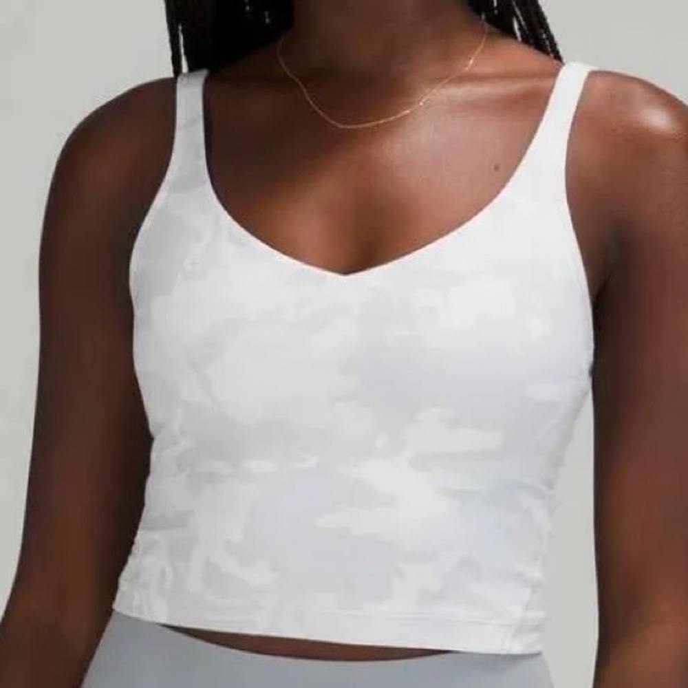 Lululemon Women's light  Camouflage align tank size 4